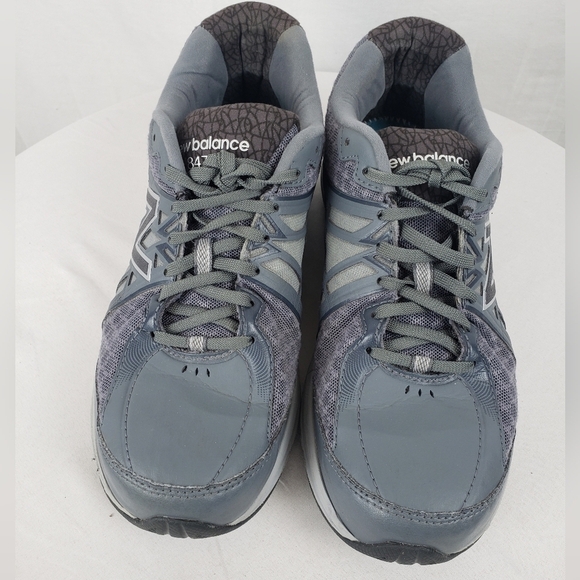 New Balance 847v2 Gray Leather Athletic Running Shoes Sz 8.5 - Picture 3 of 8